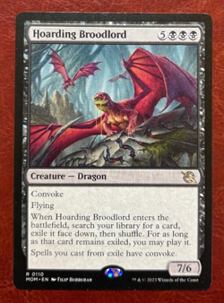 1x NM Hoarding Broodlord - 0110 R MOM MTG Magic Never Played x1 - Image 1