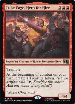 Luke Cage, Hero for Hire 696 Commander: Marvel Super Heroes MTG NM/M - Image 1