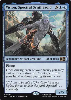 Vision, Spectral Synthezoid 644 Commander: Marvel Super Heroes MTG NM/M - Image 1