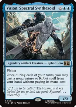 Vision, Spectral Synthezoid 644 Commander: Marvel Super Heroes MTG NM/M - Image 3
