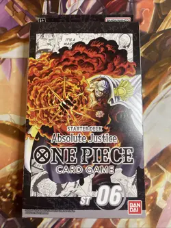 Starter Deck Absolute Justic One Piece Card Game ST 06 - Image 1