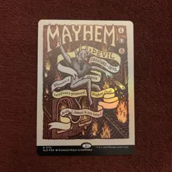 Mayhem Devil (Rainbow Foil) Secret Lair Drop Foil - Image 1