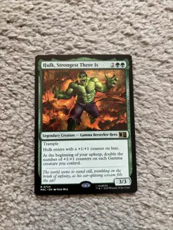 Hulk, Strongest There Is 724 Commander: Marvel Heroes Magic: The Gathering NM - Image 1