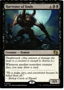 Harvester of Souls 453 Rare Foundations Jumpstart Magic: The Gathering Near Mint - Image 1