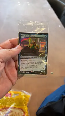 1x FOIL Loki, God of Mischief Promo Magic Con Amsterdam MTG - Image 2
