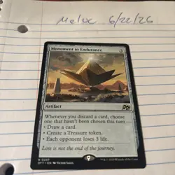 Monument to Endurance DFT 237 English NM - MTG - Image 1