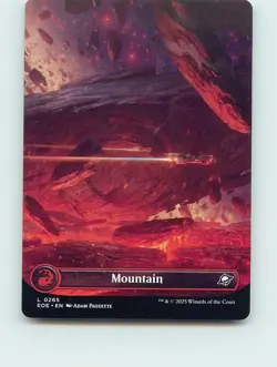 Mountain (0265) (Borderless) - MTG - Edge of Eternities (EOE) - Image 1