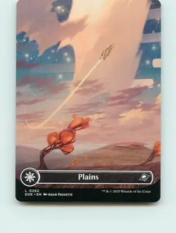 Plains (0262) (Borderless) - MTG - Edge of Eternities (EOE) - Image 1