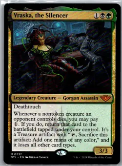 Vraska, the Silencer M Outlaws of Thunder Junction 237 NM - Image 1