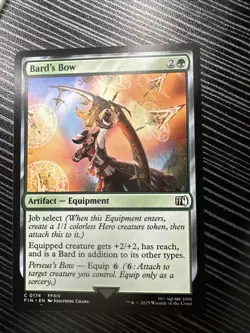 Bard's Bow FFXIV Fin MTG Card Final Fantasy - Image 1