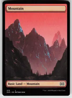Mountain (379) 379 Land Double Masters Magic: The Gathering Near Mint - Image 1