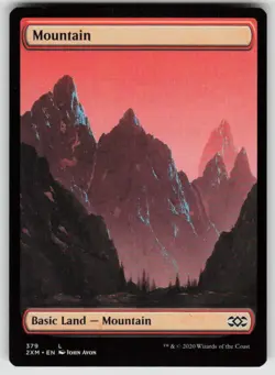 Mountain (379) 379 Land Double Masters Magic: The Gathering Near Mint - Image 1