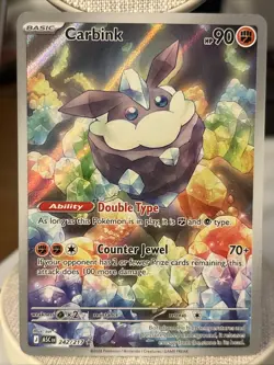 Pokemon TCG Carbink IR 242/217, Ascended Heroes, NM Fast Shipping - Image 1