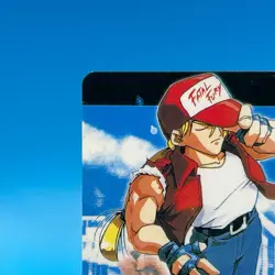 Terry Bogard THE KING OF FIGHTERS TCG Game Retoro Trading Card 1995 Japan #19 - Image 3