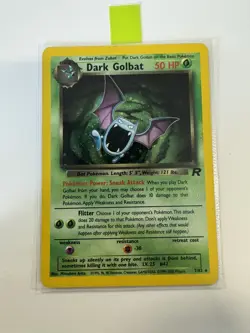Pokemon TCG Dark Golbat 7/82 Team Rocket Holo Rare EN - NM - Image 1