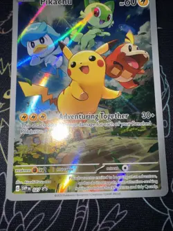 Pikachu 027 Sv: Scarlet & Violet 2023 Holo Pokemon TCG Promo Card English - Image 2