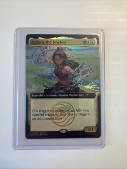 2025 SDCC Katara, the Fearless Avatar MTG Magic The Gathering Promo Card - Image 1