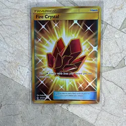 Pokemon TCG Fire Crystal 231/214 SM Unbroken Bonds Secret Rare Holo 2019 EN - Image 1