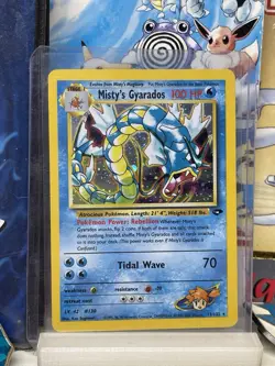 Pokemon 2000 Misty's Gyarados 13/132 Holo Rare - Gym Challenge Unlimited (LP) - Image 1