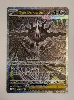 Pokemon Mega Darkrai ex 116/084 NM English Me05: Pitch Black Holo - Image 1