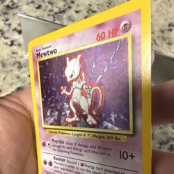 WOTC Mewtwo 10/102 Base Set Unlimited Holo Rare 60 HP English 1999 - Image 4