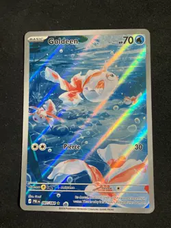 Pokemon TCG Goldeen Illustration Rare 087/084 Pitch Black IR Near Mint - Image 1