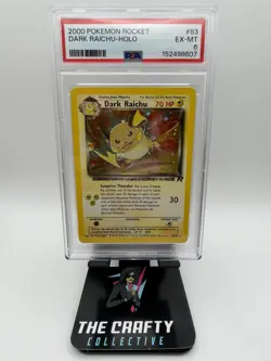 2000 Pokemon WOTC Team Rocket - #83 Dark Raichu Holo - PSA 6 - Image 1