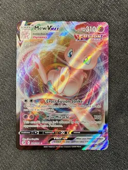 Pokemon Mew VMAX 114/264 Fusion Strike Ultra Rare Holo Near Mint - Image 1