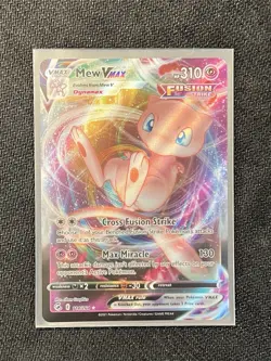 Pokemon Mew VMAX 114/264 Fusion Strike Ultra Rare Holo Near Mint - Image 4