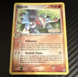 Pokemon TCG Anorith Legend Maker Reverse Holo Uncommon 29/92 Unlimited 2006 - Image 1