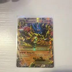 The Pokemon Company M Lucario EX Secret Rare Holo 113/111 XY Furious Fists - Image 1