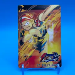 Billy Cane THE KING OF FIGHTERS TCG Game Retoro Trading Card 1995 Japan #17 - Image 1