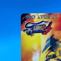 Billy Cane THE KING OF FIGHTERS TCG Game Retoro Trading Card 1995 Japan #17 - Image 5