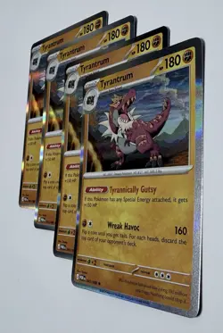 4x Play-Set Tyrantrum 045/088 Holo Rare - Perfect Order - NM - Pokemon TCG - Image 2