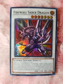 (3) Yu-gi-oh! Firewall Saber Dragon ALIN-EN038 Super Rare Alliance Insight - Image 4