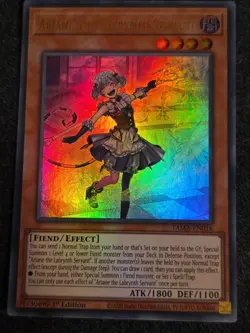 Yugioh Ariane the Labrynth Servant TAMA-EN016 Ultra Rare 1st Ed NM - Image 1
