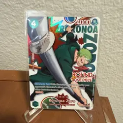 One Piece x Round 1 - Zoro PRB02 -006 Promo - ENGLISH - NM - Image 1