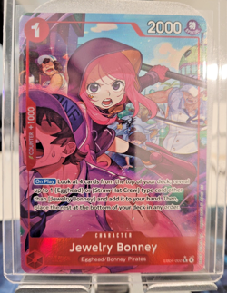 One Piece TCG English EB04-002 Jewelry Bonney Alt Art Parallel - Image 1