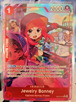 One Piece TCG English EB04-002 Jewelry Bonney Alt Art Parallel - Image 3