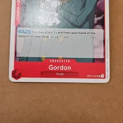 One Piece Gordon (OP01-011/284) OP01 Romance Dawn NM TCG CCG - Image 3