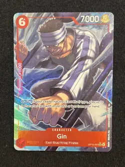 Gin (Alternate Art) OP15-007 SR Foil Adventure on Kami's Island One Piece TCG NM - Image 1