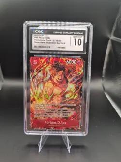 2026 ONE PIECE PORTGAS D. ACE SUPER RARE PROMO ST15-005 CGC 10 C PT - Image 1