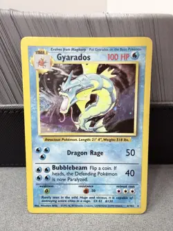 Gyarados - 6/102 - Base Set Unlimited - Pokemon - Holo Rare - Holo LP-MP - Image 1