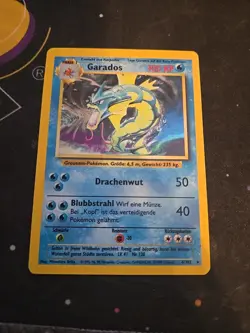 German Pokemon TCG Garados Gyarados 6/102 Base Set Holo Rare LP-MP - Image 1