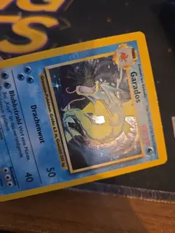 German Pokemon TCG Garados Gyarados 6/102 Base Set Holo Rare LP-MP - Image 3