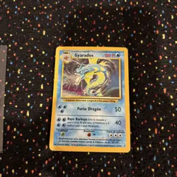 1999 Pokemon Base Set Spanish Gyarados 6/102 Holo Rare WOTC Vintage LP/MP - Image 1