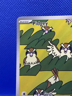 Pokemon TCG Pidgey Illustration Rare Card 207/197 Sv03: Obsidian Flames - Image 2
