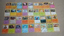 Pokemon Detective Pikachu Trading Card Game Lot 74 Total Cards Tin Set - Image 4