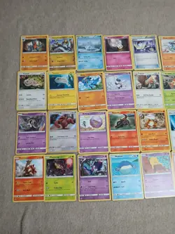 Pokemon Detective Pikachu Trading Card Game Lot 74 Total Cards Tin Set - Image 5