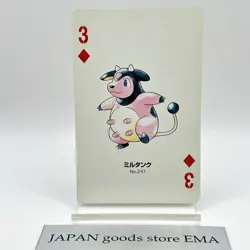 Pokemon Miltank #241 Playing Cards Gold Poker Pichu Nintendo Japanese Japan Rare - Image 1